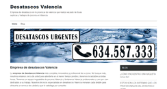 Desktop Screenshot of desatascosvalencia.com