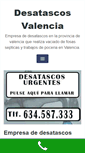 Mobile Screenshot of desatascosvalencia.com