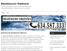 Tablet Screenshot of desatascosvalencia.com
